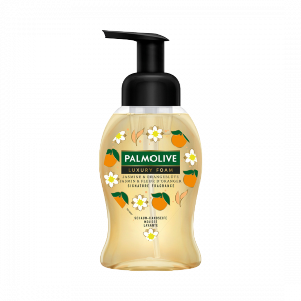 535746 Palmolive Luxury Foam Jasmine und Orangebluete, Schaum Handseife, Pumpe, 250ml